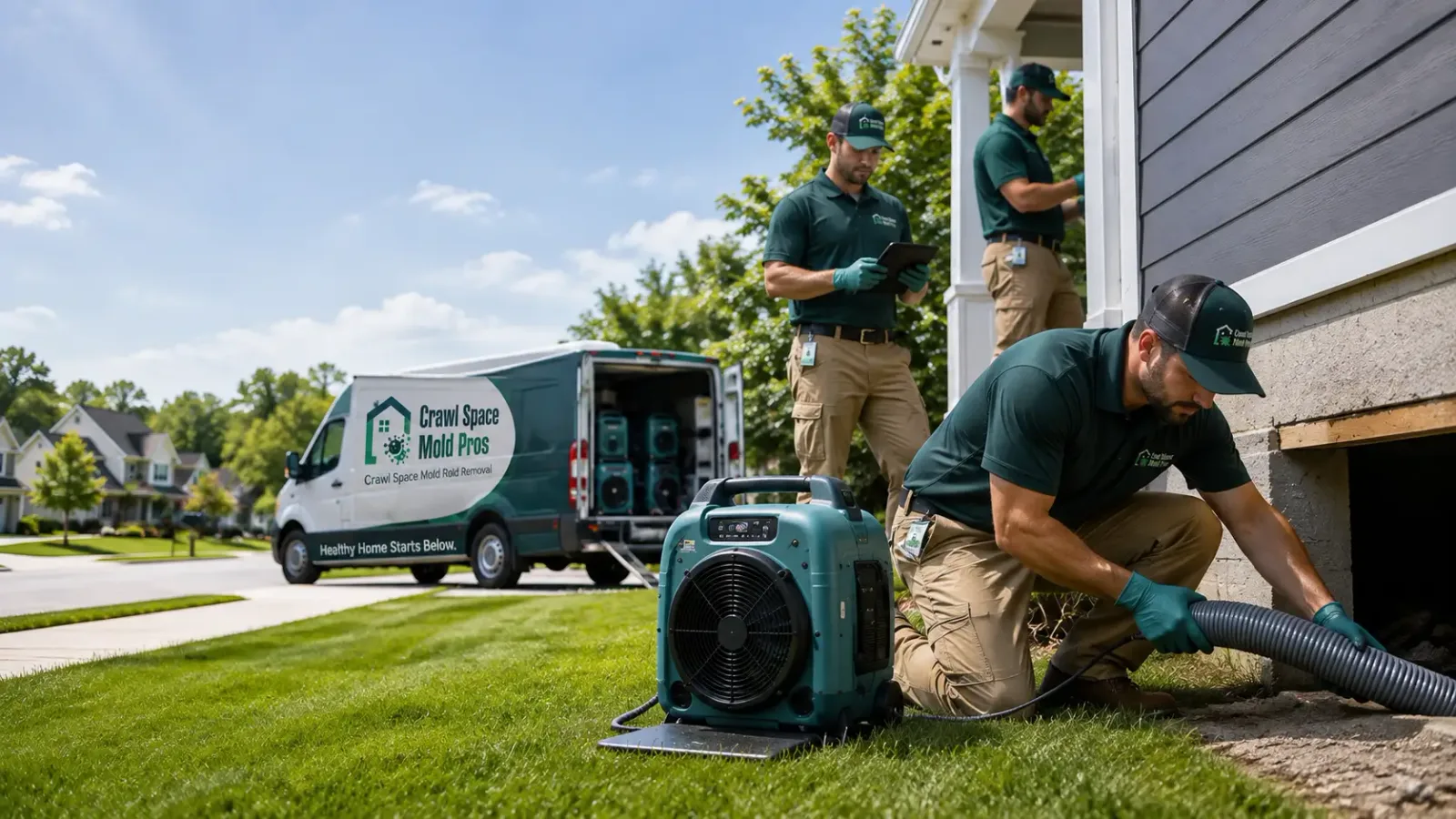 Crawl Space Mold Removal in Robertsville, OH